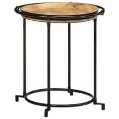 Vidaxl 2 kosa stranske mize Solid Wood Mango