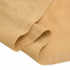 Vidaxl Preproga za šotor peščena 250x200 cm HDPE