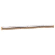 Vidaxl Komplet opreme za drsna vrata 183cm trak iz aluminijeve zlitine
