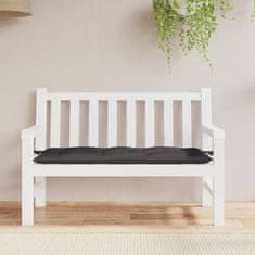 Vidaxl Blazina za vrtno klop antracit 120x50x7 cm oxford tkanina