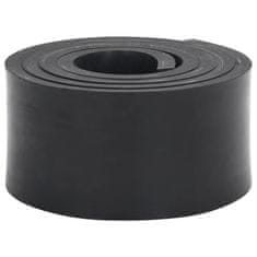 Vidaxl Gumijasti rob za snežni plug črn 200x8x1 cm