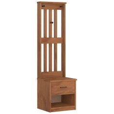 Vidaxl Drevo za dvorano SANDENS 45x40x159,5 cm masivni les bora