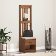 Vidaxl Drevo za dvorano SANDENS 45x40x159,5 cm masivni les bora