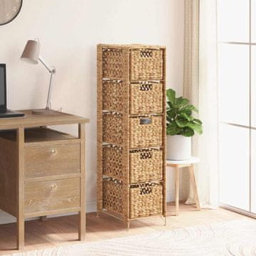 Vidaxl vidaXL Omarica za vodne hijacinte s 5 košarami 25,5 x 37 x 100 cm