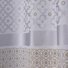 Vidaxl Zavesa za tuš Marrakech 180 cm srebrna