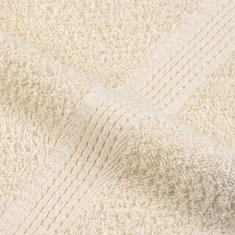 Vidaxl Brisače za savno 4 kos krem 80x200 cm 360 gsm 100% bombaž