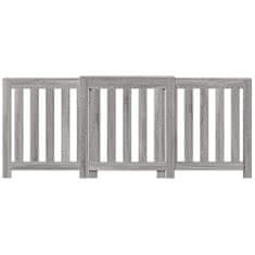 Vidaxl Pokrov za radiator siv sonoma 205x21,5x83,5 cm inženirski les