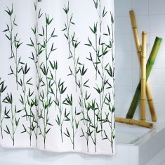 Vidaxl Zavesa za tuš Bambus 180x200 cm