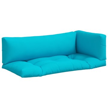 Vidaxl Blazina za palete 3 kosi turkizno oxford blago