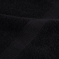 Vidaxl Premium brisače SOLUND 10 kos črna 100x200 cm 600 gsm
