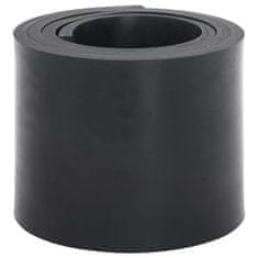 Vidaxl Gumijasti rob za snežni plug črn 200x15x1 cm
