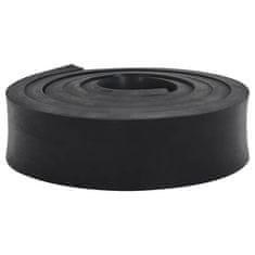 Vidaxl Gumijasti rob za snežni plug črn 250x8x2 cm