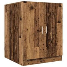 Vidaxl omara za pralni stroj iz starega lesa 70,5x71,5x91,5 cm