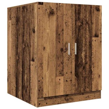 Vidaxl omara za pralni stroj iz starega lesa 70,5x71,5x91,5 cm