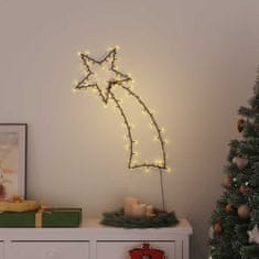 Vidaxl Božična razsvetljava Streljanje zvezdne silhuete 115 LEDs toplo