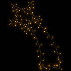Vidaxl Božična razsvetljava Streljanje zvezdne silhuete 115 LEDs toplo
