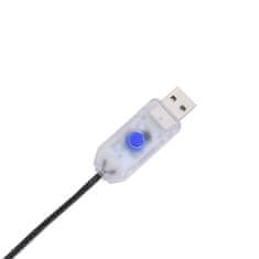 Vidaxl Božična razsvetljava Streljanje zvezdne silhuete 115 LEDs toplo