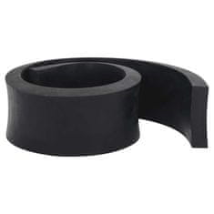 Vidaxl Gumijasti rob za snežni plug črn 100x10x2 cm