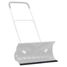 Vidaxl Gumijasti rob za snežni plug črn 100x10x2 cm