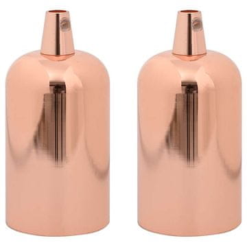 Vidaxl Obeski za svetilke 2 kosa Rose Gold E27
