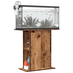 Vidaxl Stojalo za akvarij starinski les 36x75x72,5 cm inženirski les