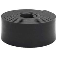 Vidaxl Gumijasti rob za snežni plug črn 300x10x1 cm