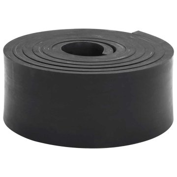 Vidaxl Gumijasti rob za snežni plug črn 300x10x1 cm