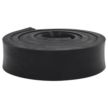 Vidaxl Gumijasti rob za snežni plug črn 300x8x2 cm