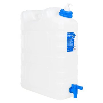 Vidaxl Posoda za vodo s pipo in dozirnikom za milo 20 L plastika