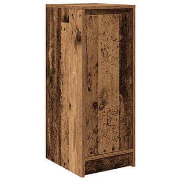 Vidaxl Omarica za čevlje starinski les 29,5x34x76 cm inženirski les