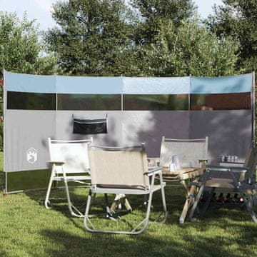 Vidaxl vidaXL Kamping tenda modra 366x152x152 cm vodoodporna