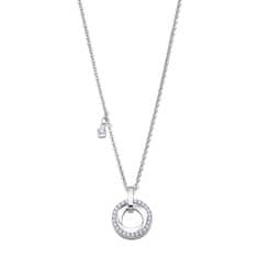 Lotus Style Elegantna jeklena ogrlica s cirkoni Woman Basic LS2176-1/1