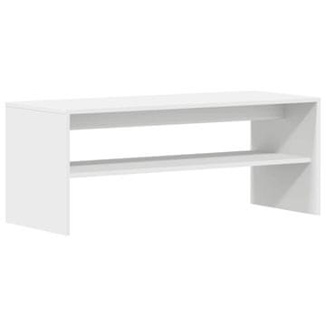 Vidaxl TV omarica bela 100x40x40 cm iverna plošča
