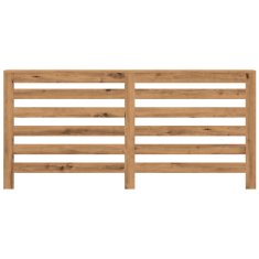 Vidaxl Pokrov za radiator hrast 175x20x82 cm inženirski les