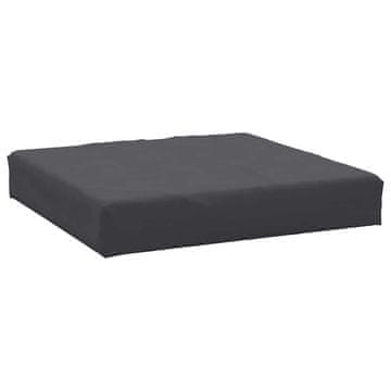 Vidaxl Talna blazina za paleto 60x60x9,5 cm antracitno blago