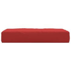 Vidaxl Blazina za paleto rdeča 60x60x9,5 cm oxford tkanina