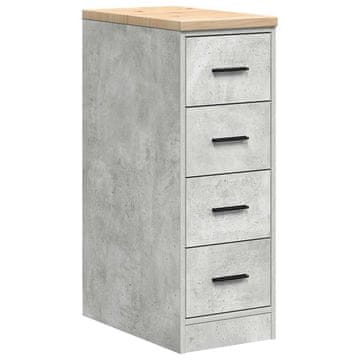 Vidaxl Garažna omara za shranjevanje 30x51x85 cm trdna borovina