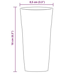 Vidaxl Kozarci za pivo 6 kosov 475 ml