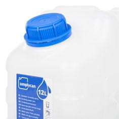 Vidaxl Posoda za vodo s pipo prozorna 10 L plastika