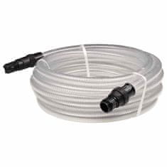 Vidaxl Sesalna cev s PVC priključki prozorna 1 10 m PVC