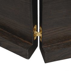 Vidaxl Kopalniški pult temno rjav 180x60x(2-4) cm obdelan trden les