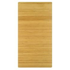 Vidaxl Kopalniška preproga Bambus 50x80 cm rjava