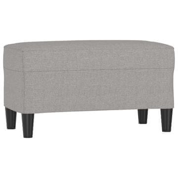 Vidaxl Klop svetlo siva 70x35x41 cm blago