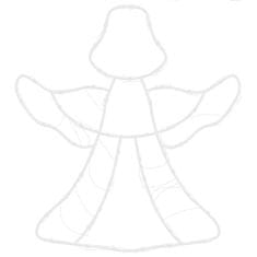 Vidaxl Božična luč Angel Silhouette 2 kosa 50 LEDs Warm White