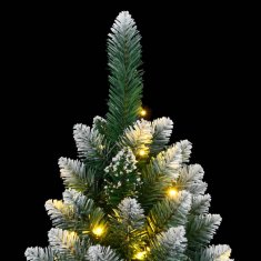 Vidaxl Umetna novoletna jelka 300 LED diod 210 cm