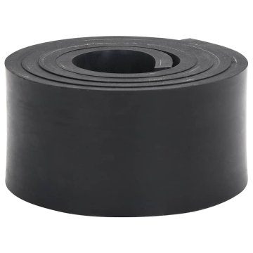 Vidaxl Gumijasti rob za snežni plug črn 180x8x1 cm