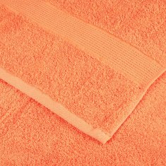 Vidaxl Premium brisače SOLUND 4 kos oranžna 80x200 cm 600 g/m2