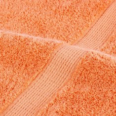Vidaxl Premium brisače SOLUND 4 kos oranžna 80x200 cm 600 g/m2