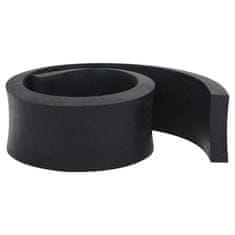 Vidaxl Gumijasti rob za snežni plug črn 120x8x2 cm