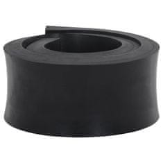 Vidaxl Gumijasti rob za snežni plug črn 80x8x2 cm